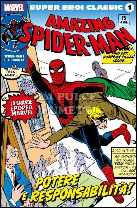 MARVEL - SUPER EROI CLASSIC #     1 - SPIDER-MAN 1: POTERE E RESPONSABILITÀ! - VARIANT